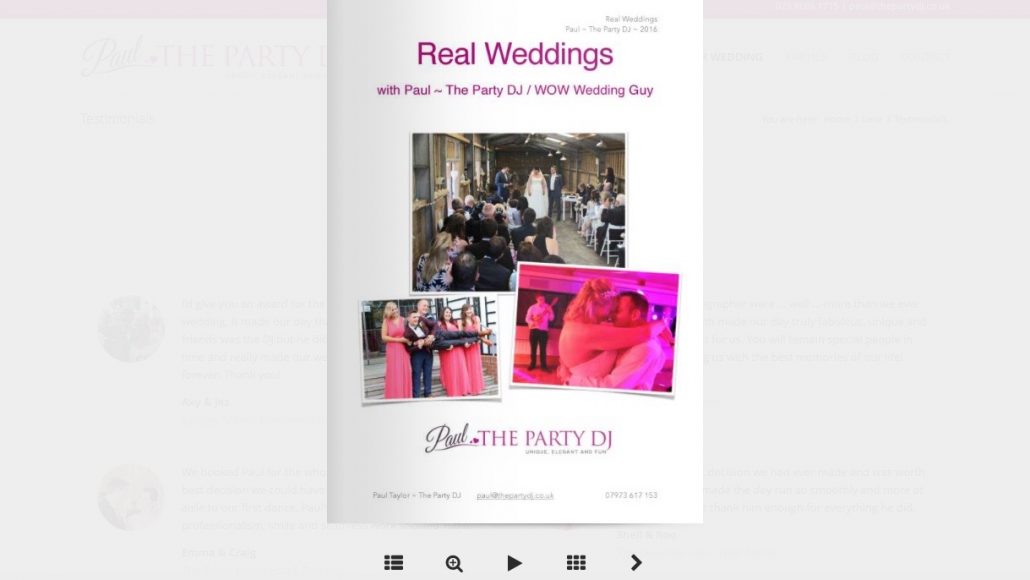 Party DJ Real Weddings